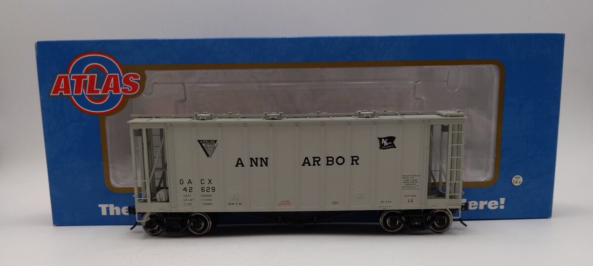 Atlas 3002057-2 O Scale Ann Arbor 40' Airslide Hopper Car #42627 (2-Rail) LN/Box