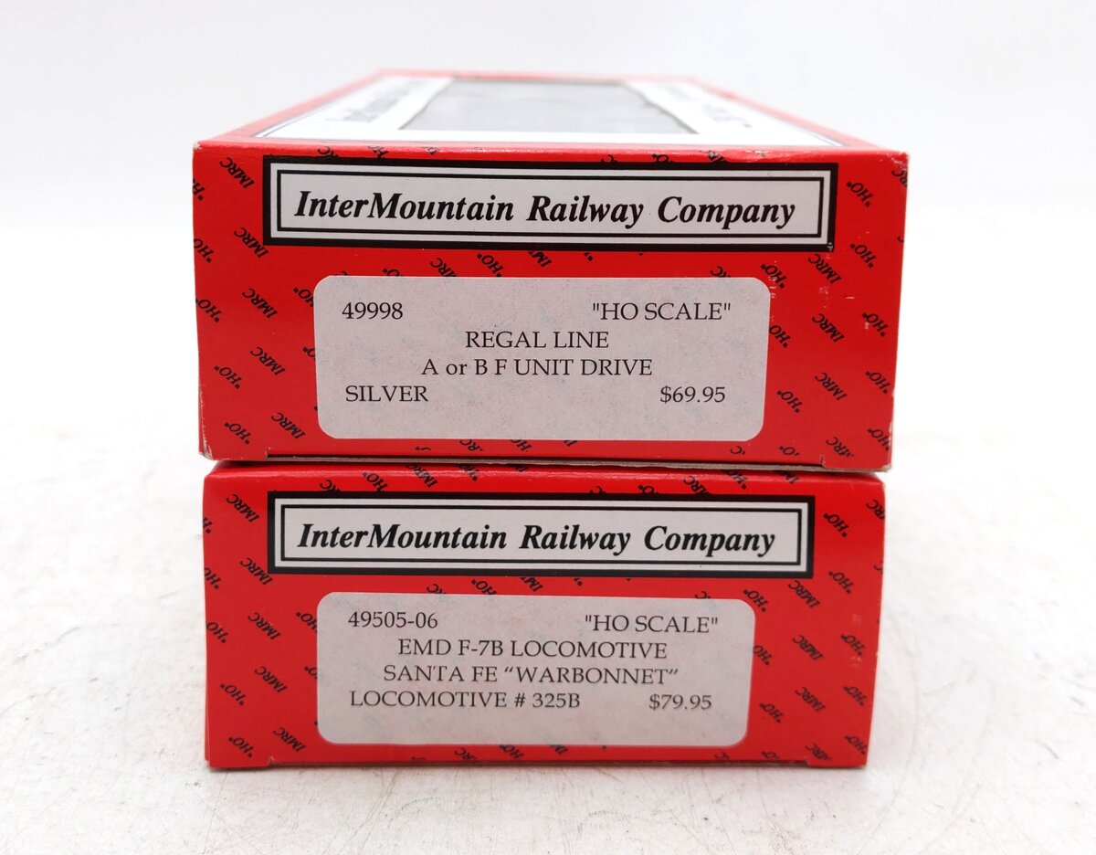 InterMountain 49505WD-06D Santa Fe EMD F-7B Powered Diesel Locomotive #325B LN/Box