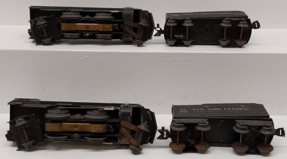 Marx 999 Vintage O New York Central 2-4-2 Steam Locomotives & Tenders [4]