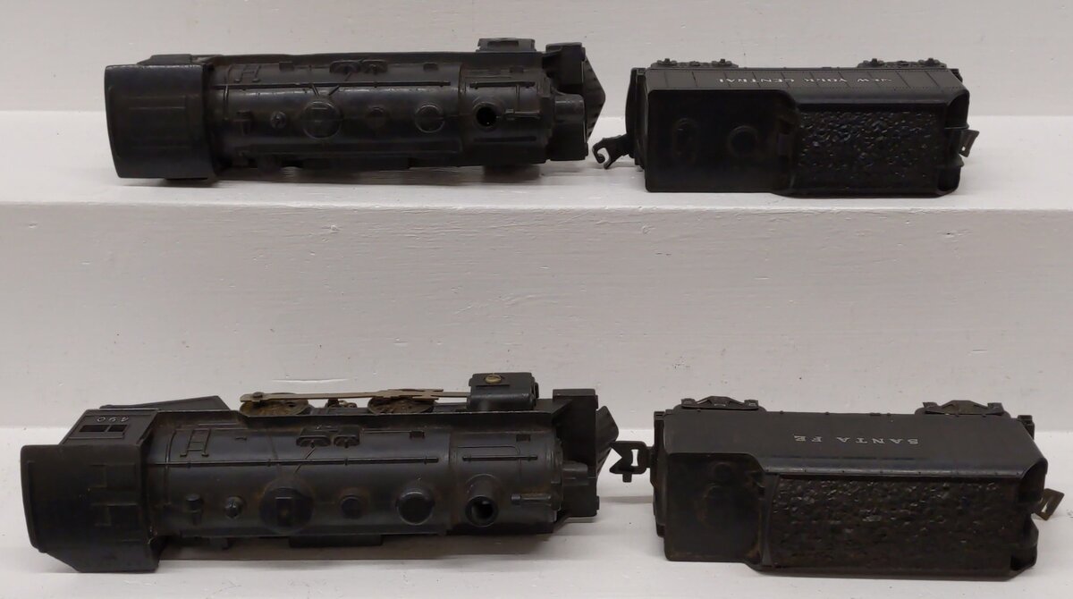 Marx Vintage O 0-4-0 Steam Locomotives & Tenders 400, 490 [4]