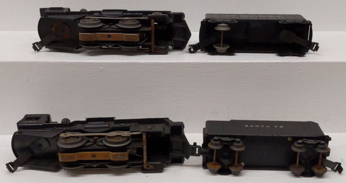 Marx Vintage O 0-4-0 Steam Locomotives & Tenders 400, 490 [4]