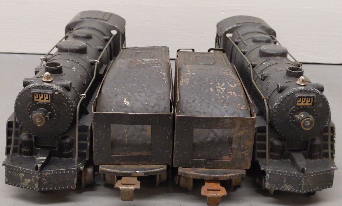 Marx 999 Vintage O New York Central 2-4-2 Locomotives & Tenders [4]