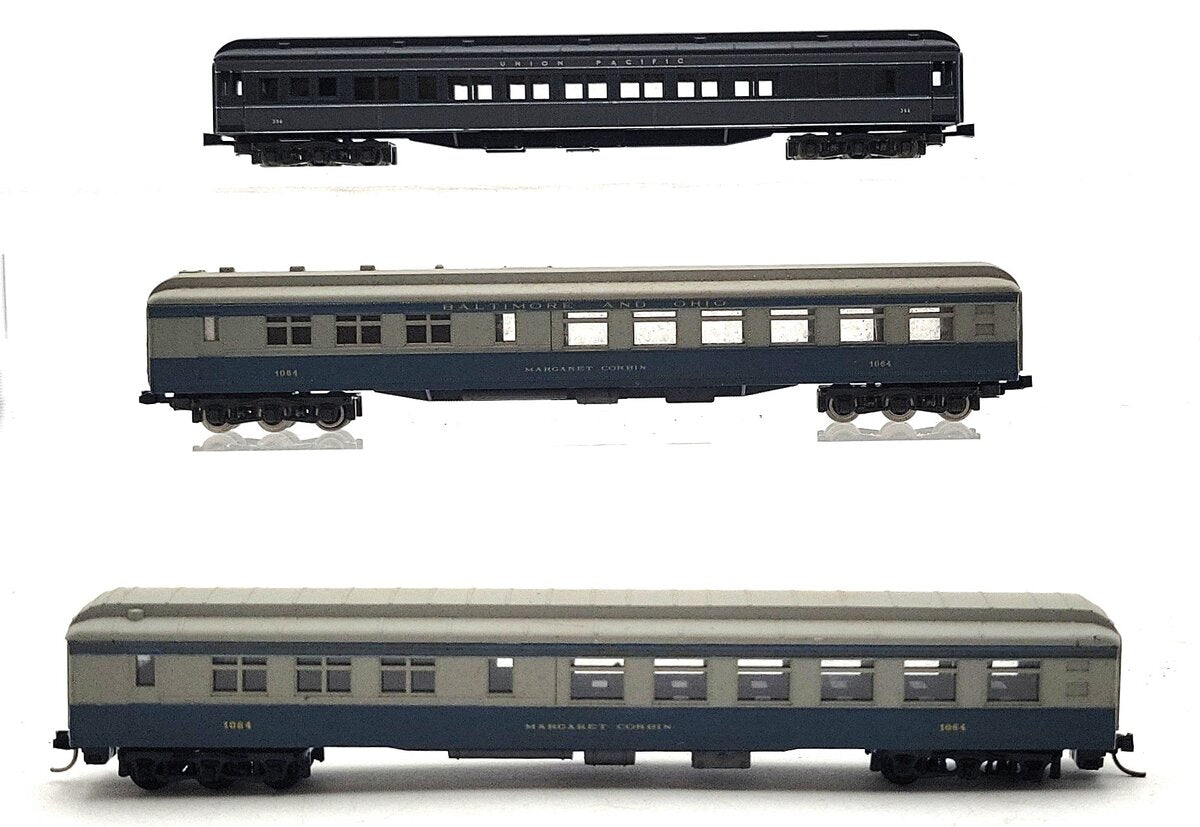 Atlas & Rivarossi N Scale Assorted Passenger Cars: 356, 1064, 1064 [3] EX