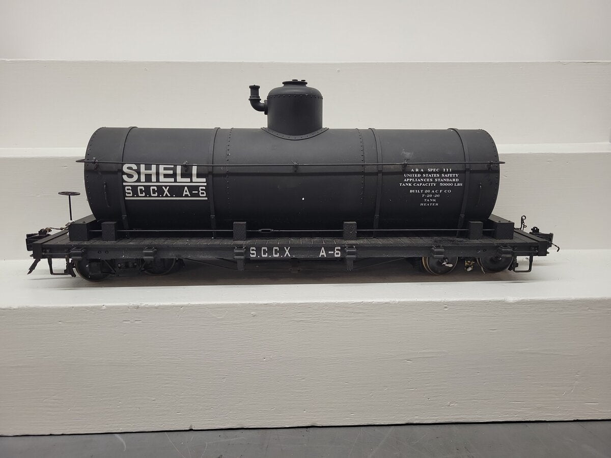 AMS AM31-430 Shell Tank Car #A-08- Narrow Gauge (Metal Wheels) VG/Box