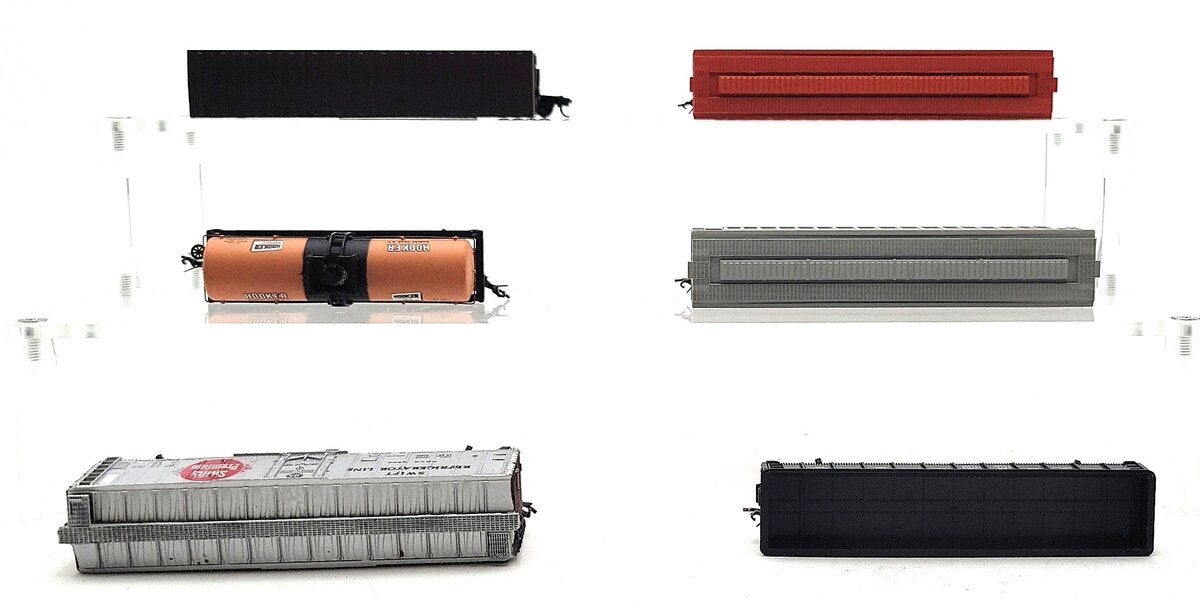 Unimate, Bachmann, & Other N Scale Assorted Freight Cars [6] EX