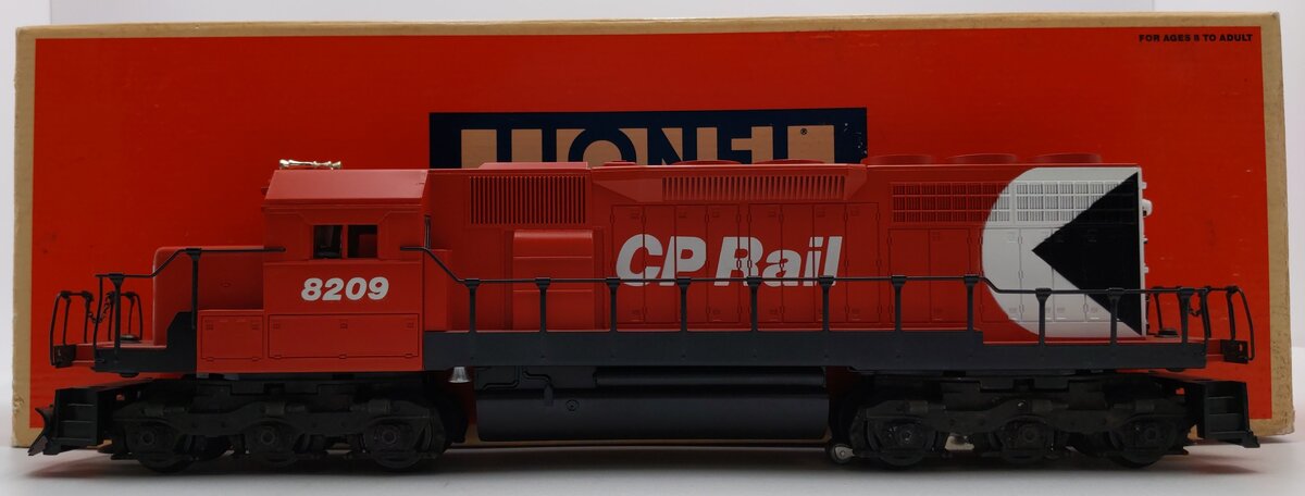 Lionel 6-18209 O Gauge Canadian Pacific SD40 Dummy Diesel Locomotive #8209 VG/Box