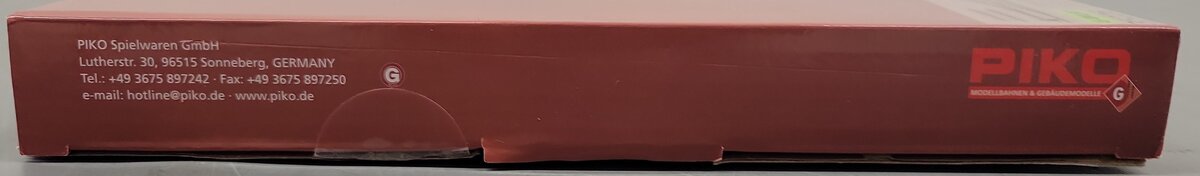 Piko 35226 G R7 22.5° Brass Left Hand Manual Switch Turnout LN/Box