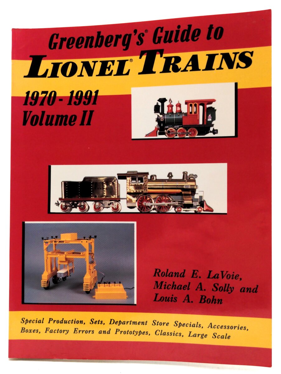 Greenberg Books 0-89778-272-0 Greenbergs Guide to Lionel Trains 1970-1991 Vol. 2 EX
