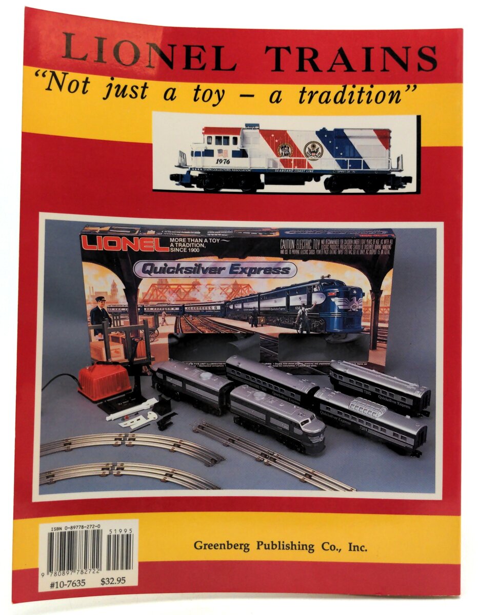 Greenberg Books 0-89778-272-0 Greenbergs Guide to Lionel Trains 1970-1991 Vol. 2 EX