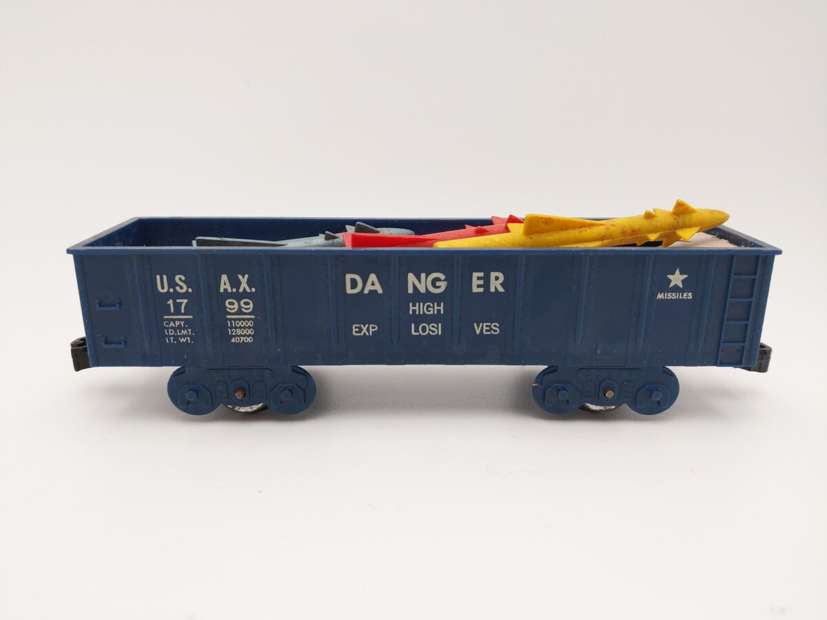 Marx 1799 O Gauge Vintage Cape Canaveral Gondola Car VG