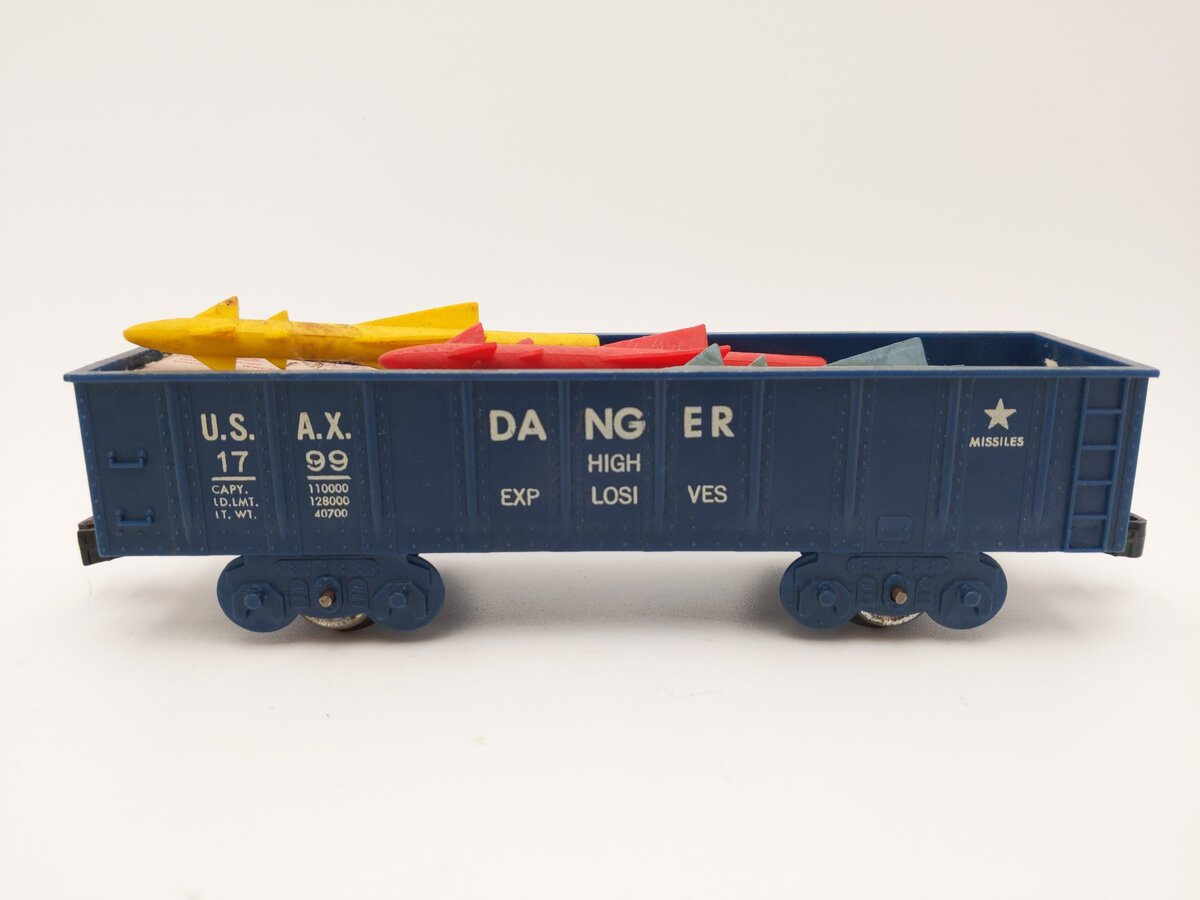 Marx 1799 O Gauge Vintage Cape Canaveral Gondola Car VG