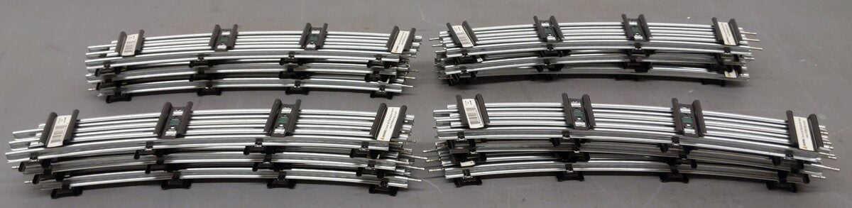 Menards 279-3468 O Gauge O-72 Curved Track Sections (Pack of 24) EX/Box