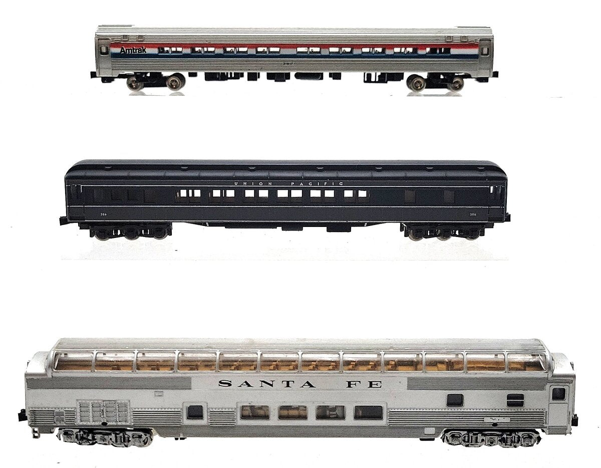 Bachmann & Rivarossi N Scale Assorted Passenger Cars: 21917, 507, 356 [3] EX/Box