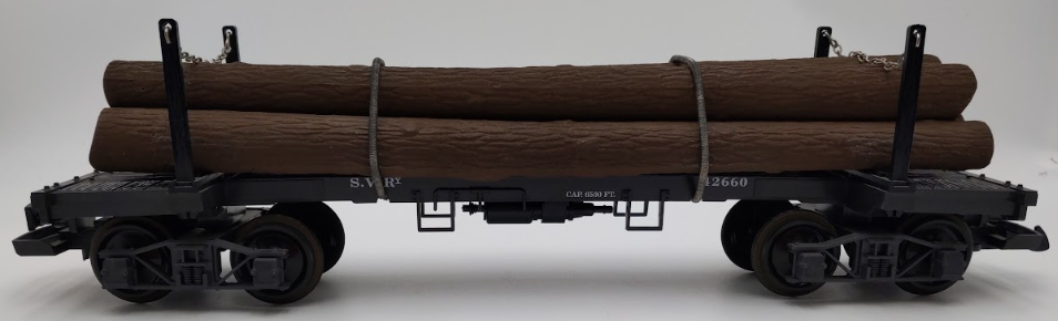 LGB 42660 G Gauge Flatcar with Log Load EX/Box