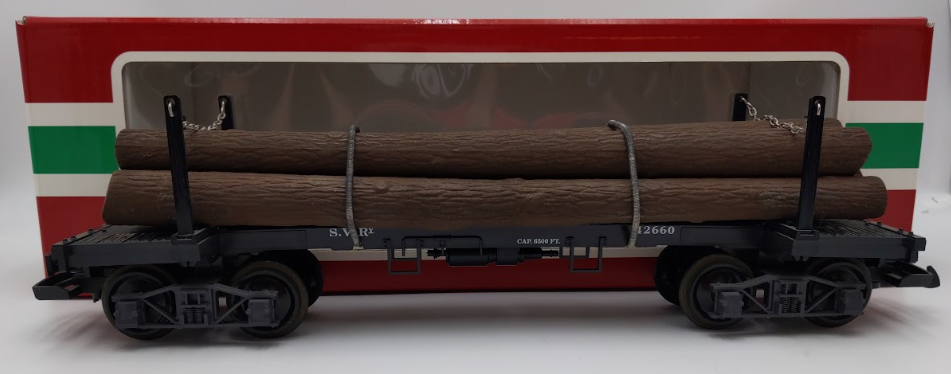 LGB 42660 G Gauge Flatcar with Log Load EX/Box