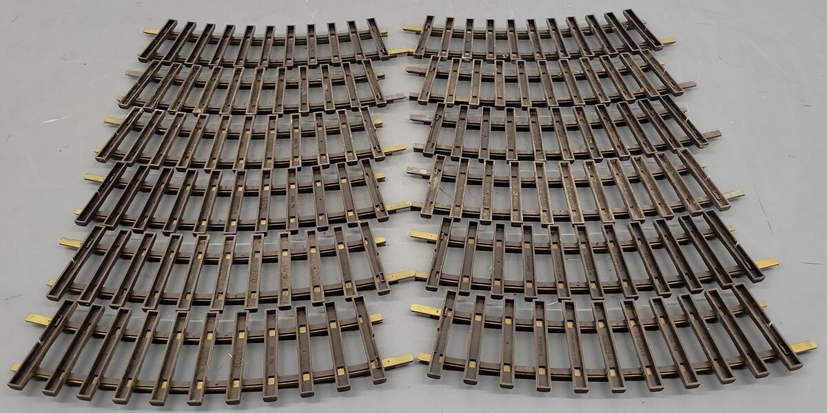 LGB 1100 G Scale 30 Degree Curved Track Sections (12)