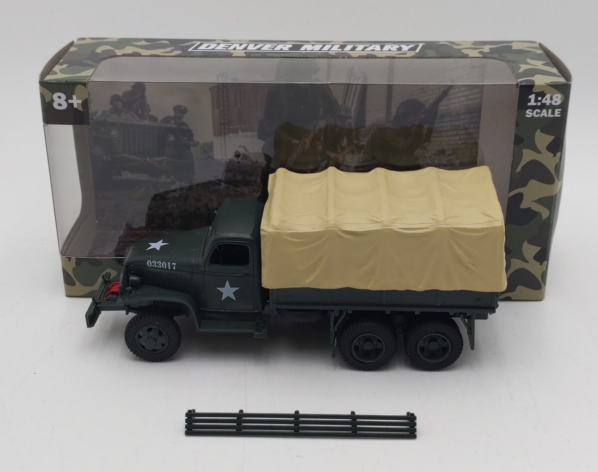 Menards 275-9129 1:48 Scale Denver Military CCKW-353 Cargo Truck EX/Box