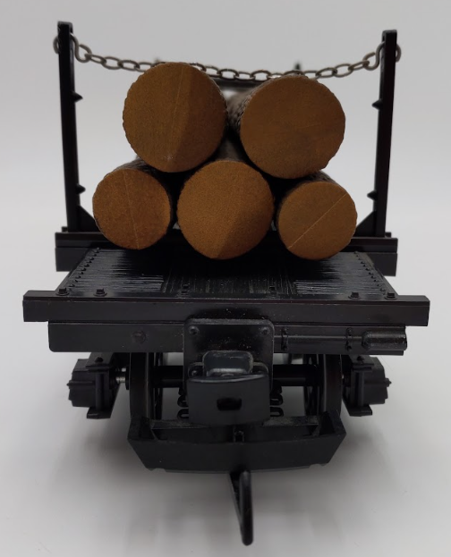 LGB 42660 G Gauge Flatcar with Log Load VG/Box