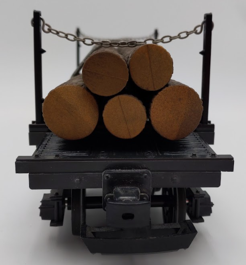 LGB 42660 G Gauge Flatcar with Log Load VG/Box