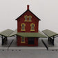 MTH 30-90094 O Dark Red Stone Passenger Station w/Dual Platforms EX