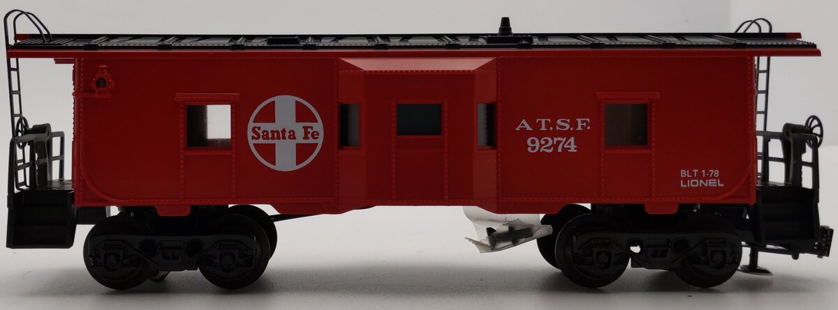 Lionel 6-9274 O Gauge Santa Fe Bay Window Caboose EX/Box