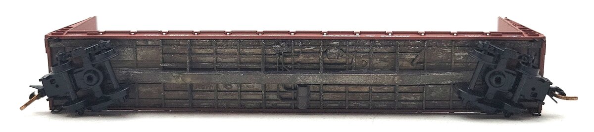 Micro-Trains 05400040 N Scale TTX Trailer Train 61' 8" Bulkhead Flatcar #80164 EX/Box