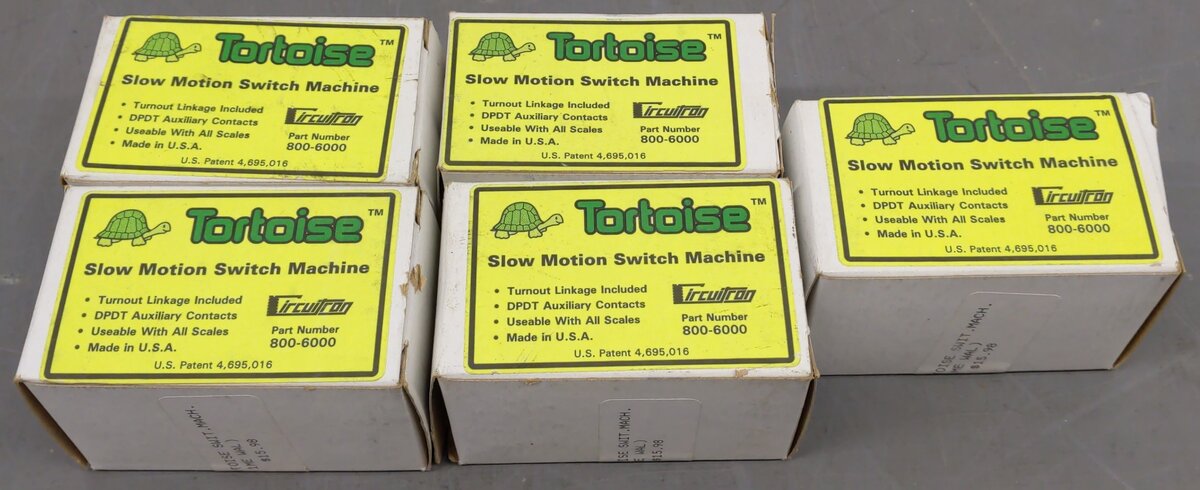 Circuitron 800-6000 Tortoise Switch Machines [5] EX/Box