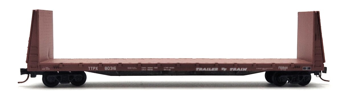 Micro-Trains 05400040 N TTX Trailer Train 61' 8" Bulkhead Flatcar #80316 LN/Box