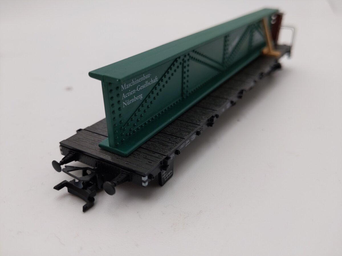 Marklin 46284 HO Scale DB Flatcar w/ Load VG/Box