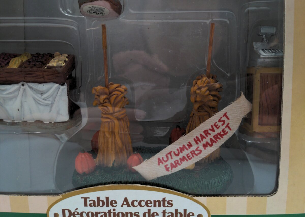 Lemax 53522 Farmers Market Set Of 6 EX/Box