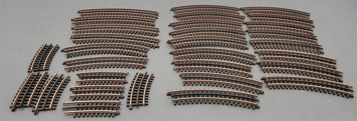 Atlas O Gauge Assorted Curved Track [30] VG