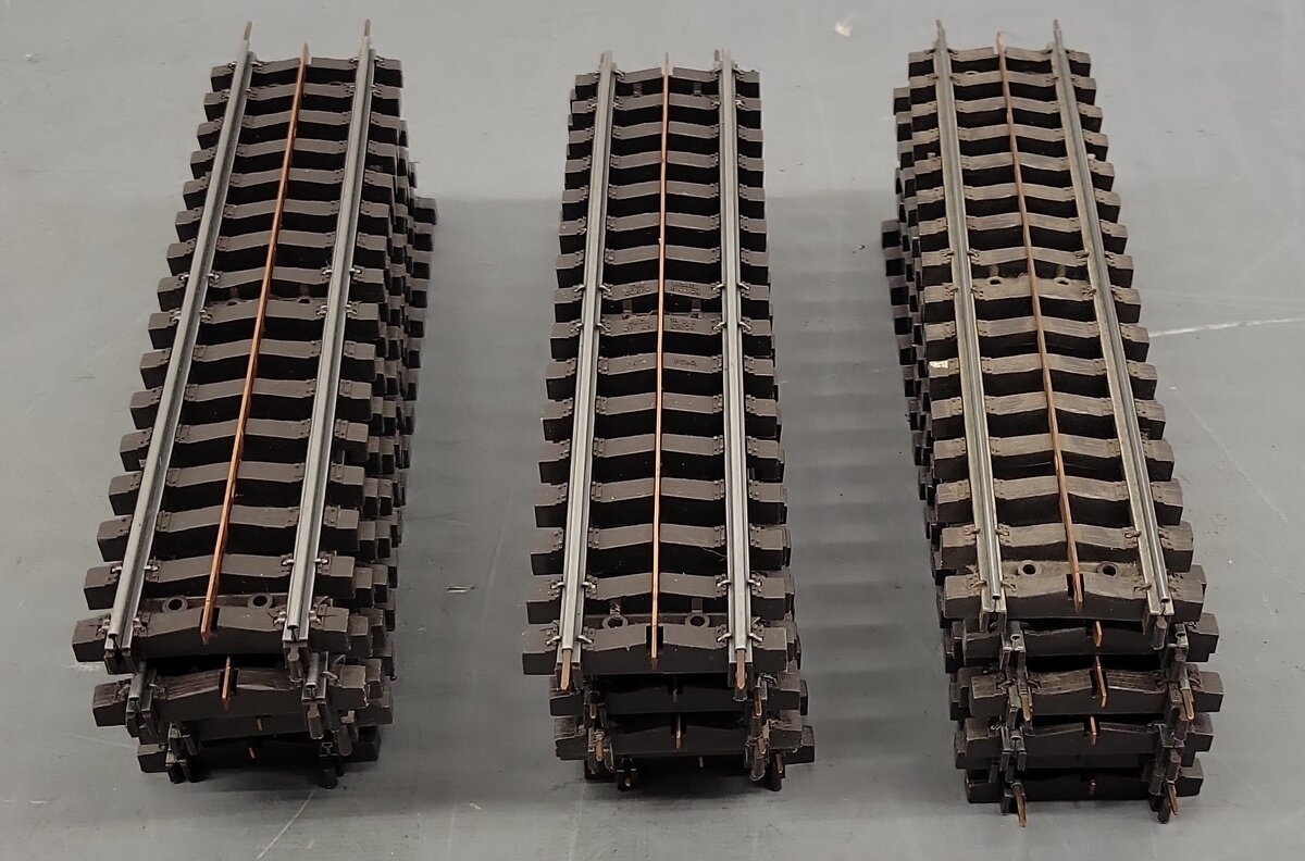 Lionel 32 Vintage Super O Straight Track Sections [18] VG