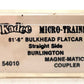Micro-Trains 05400010 N Burlington Northern 61' Bulkhead Flatcar #621649 LN/Box
