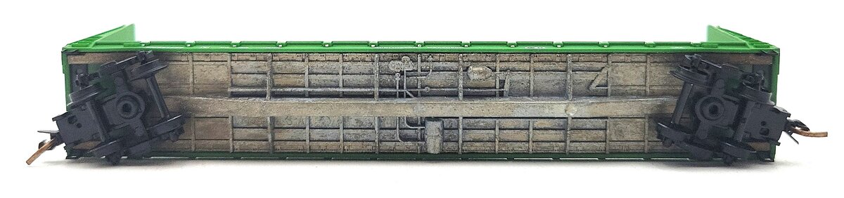 Micro-Trains 05400010 N Burlington Northern 61' Bulkhead Flatcar #621466 LN/Box