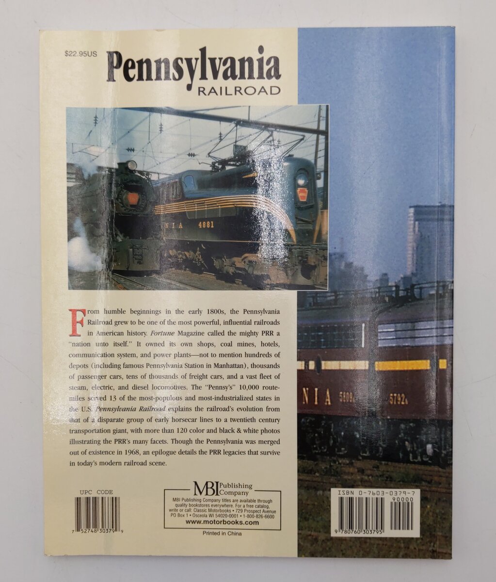 Pennsylvania Railroad Paperback Book By Mike Schafer and Brian Solomon EX