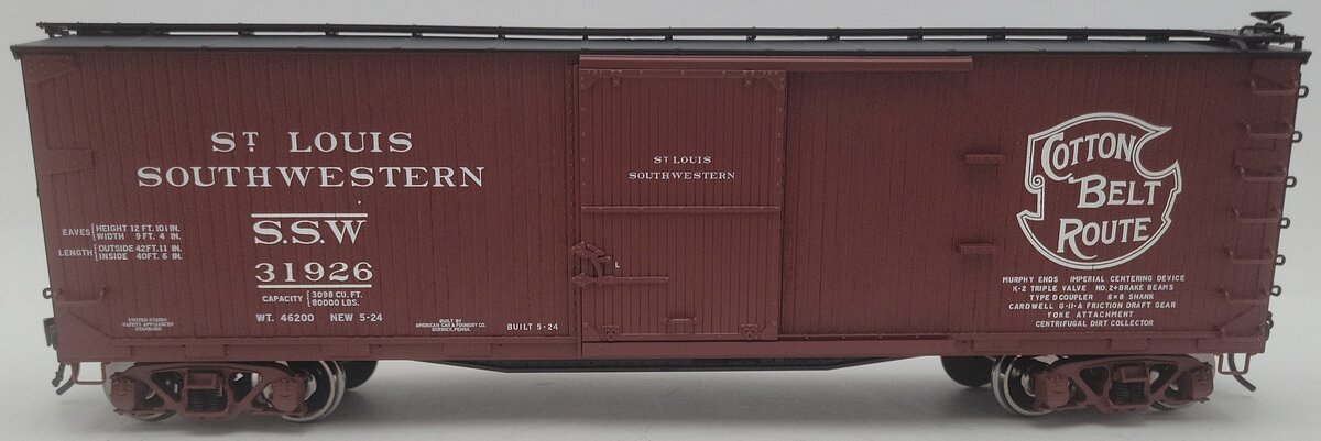 Atlas 3941-1 O Scale St. Louis Southwestern Boxcar #31926 (2-Rail) EX/Box