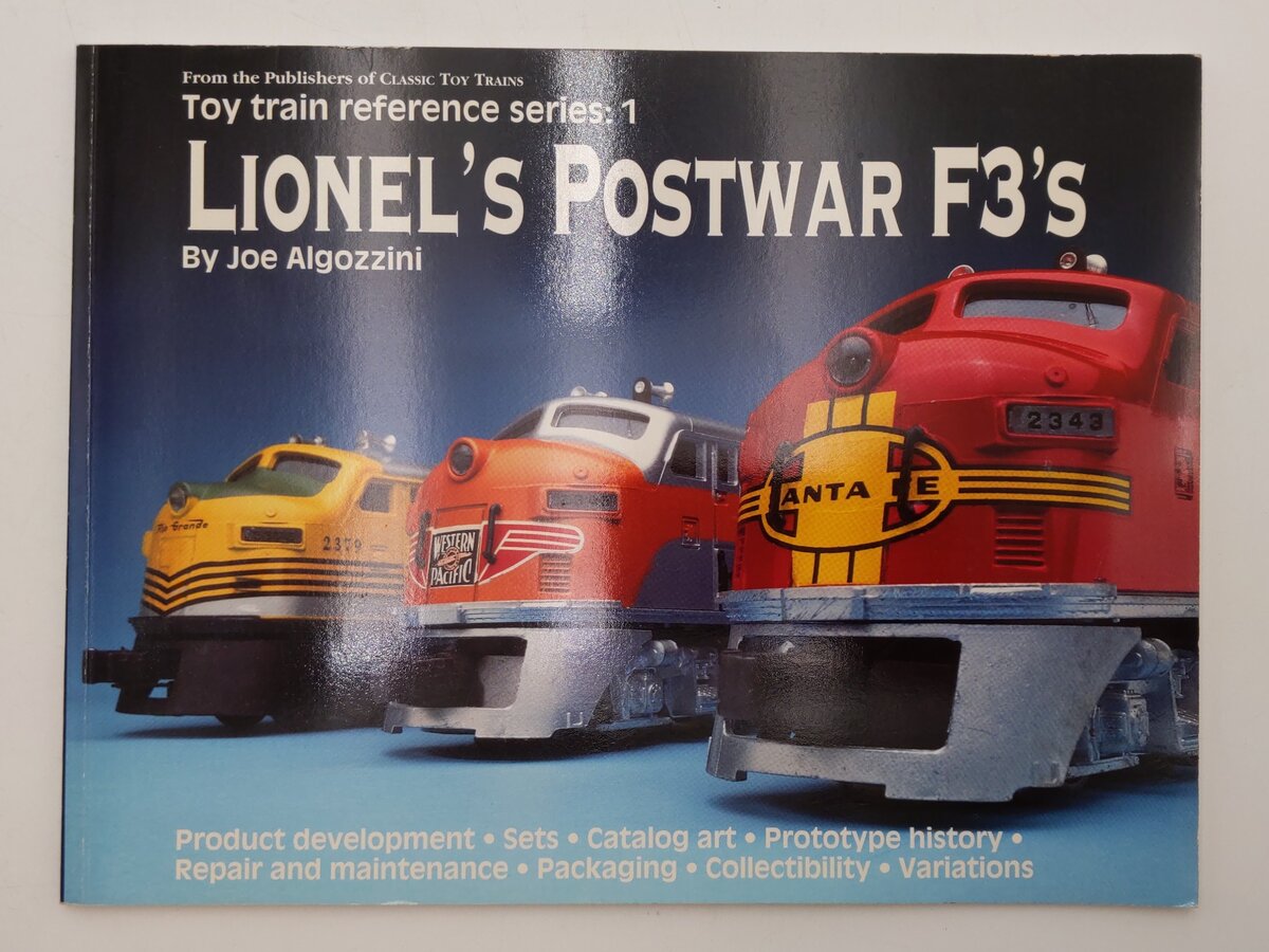 Lionel's Postwar F3's Paperback Book By Joe Algozzini VG