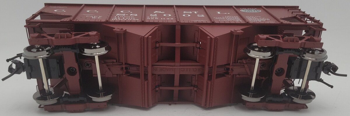 Atlas 9494-1 O Scale C.C.C. & St.L USRA 55 Ton Coal Hopper #82002 (2-Rail) EX/Box