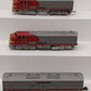 Marx 1095 Vintage O Santa Fe ABA Diesel Locomotives VG
