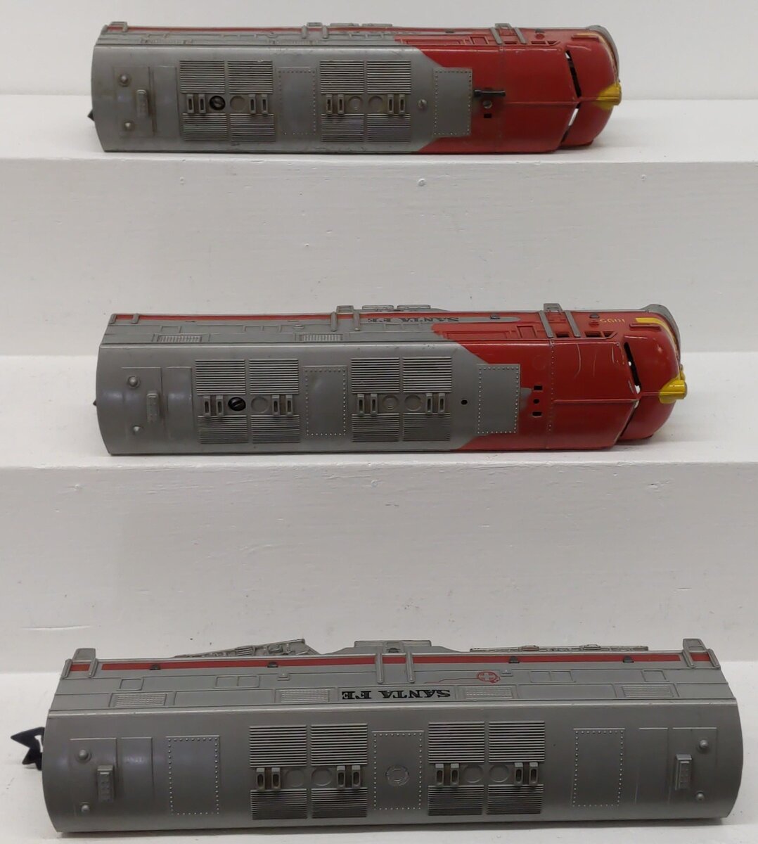 Marx 1095 Vintage O Santa Fe ABA Diesel Locomotives VG