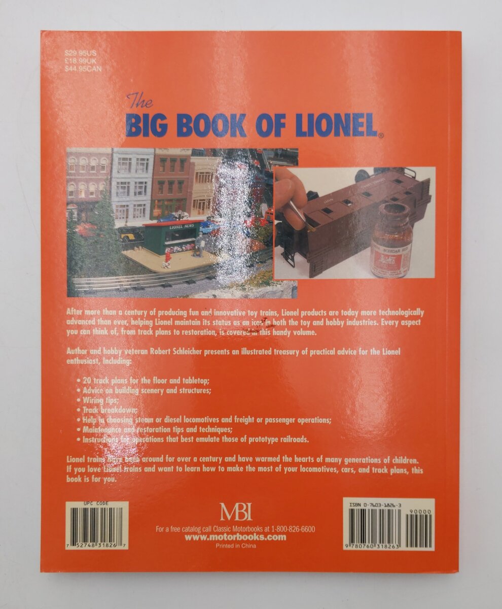 The Big Book Of Lionel Paperback Book By Robert Scheicher EX