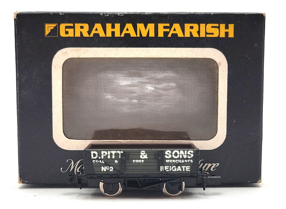 Graham Farish 2011 N Scale "D. Pitt & Sons" 5 Plank Wagon LN/Box