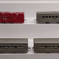 O Gauge Vintage Santa Fe Locomotive with Pullman Passenger Cars VG