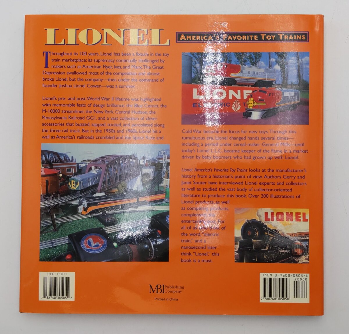 Lionel: America's Favorite Toy Trains Hardcover Book By Gerry and Janet Souter EX