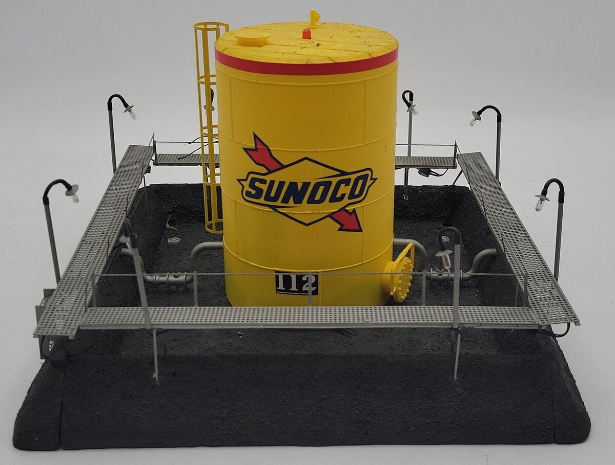 Lionel 6-16852 Sunoco Yellow Cylindrical Oil Tank EX