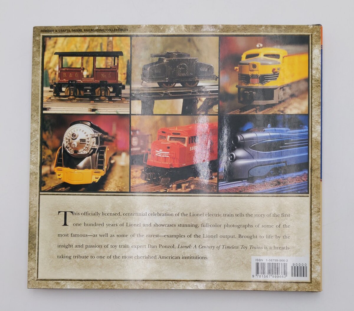 Lionel - A Century Of Timeless Toy Trains Hardcover Book By Dan Ponzol EX
