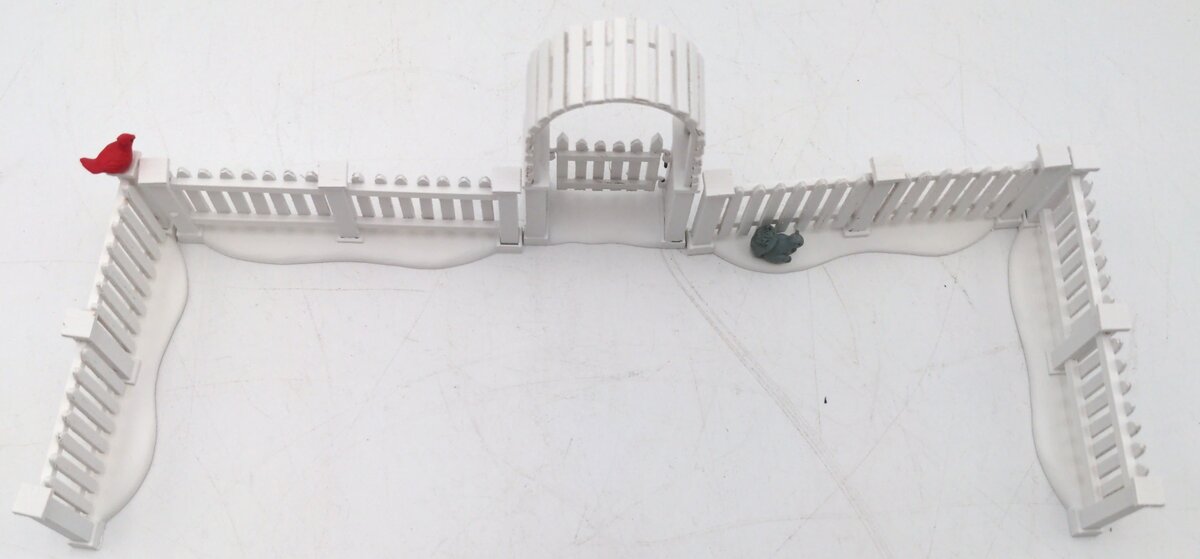 Dept 56 52624 White Picket Fence with Gate Set EX/Box