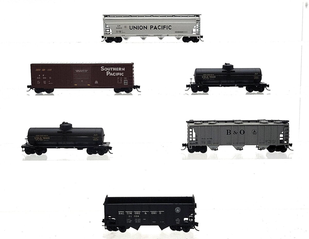 Micro-Trains, Con-Cor, & Other N Scale Assorted Freight Cars [6] VG