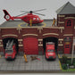 Menards 279-5927 O Scale Fire Station Building #9 VG