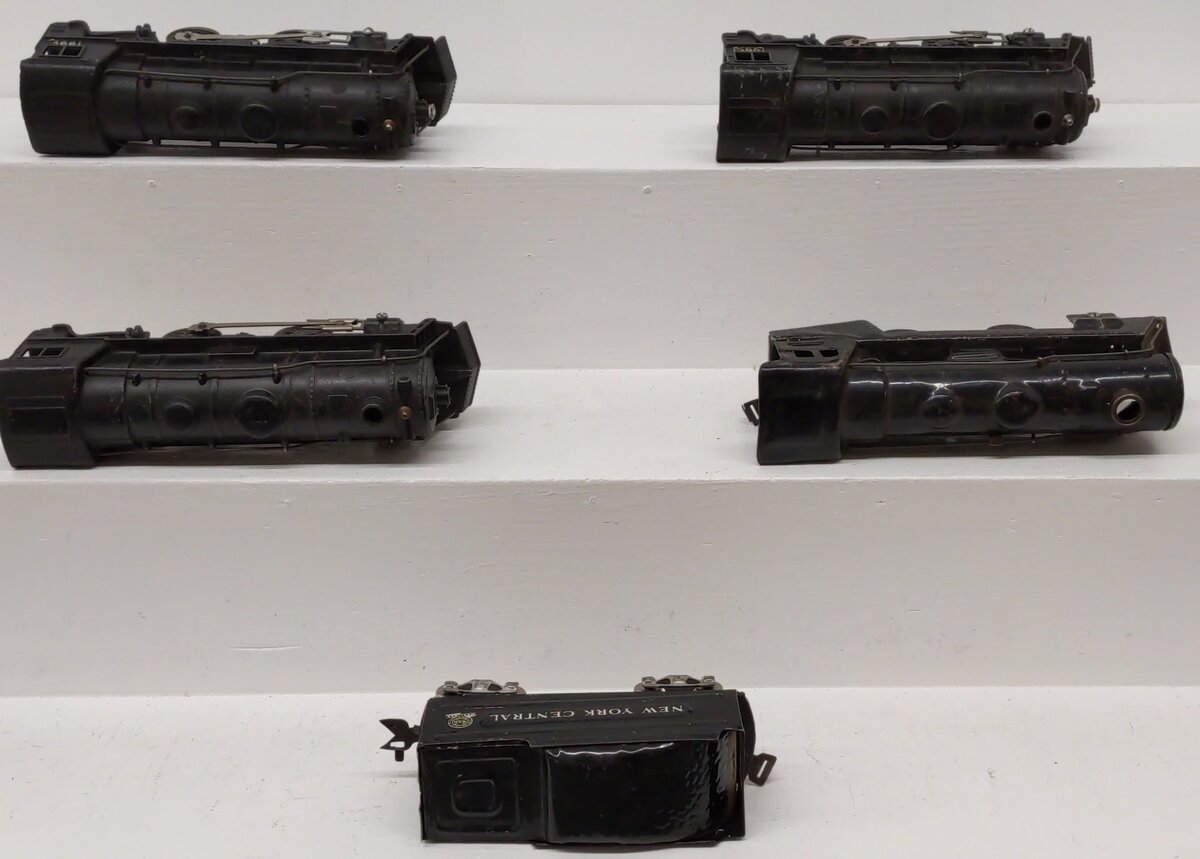 Marx O Gauge Vintage Locomotives and Tender; 999 x 3, [5] VG